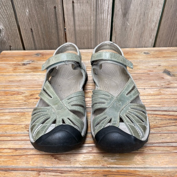 Keen Rose Sandal Waterproof Green Womens Size 9.5 - Picture 7 of 16